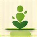 Icon representing a healthy person or heart